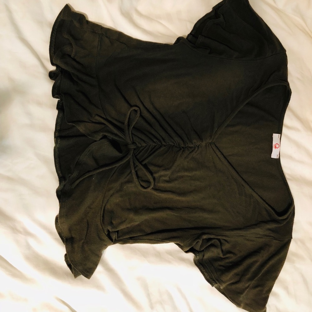 Olive Crop Top